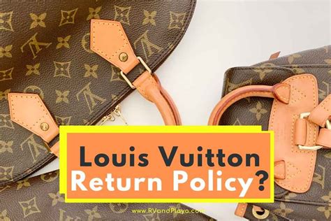 return policy on louis vuitton